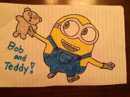 minion bob and his teddy bear minions bob cute teddy bears minion party