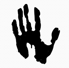 Hd Black Hand Print Clipart Silhouette Png Silhouette Png Black Hand Clip Art