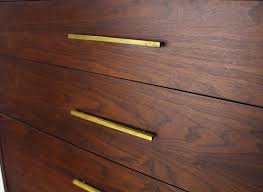 Modern Brass Cabinet Pulls Modern Oiled Walnut High Chest Dresser W Solid Brass Pulls Image 2 Modern Drawer Pulls Modern Drawers Drawer Pulls