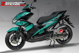 Warna hijau tosca tidak kalah jumlah penggemarnya dengan warna… Aerox 46 Project Hijau Tosca Nusakambangan Sticker