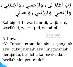 Tentu saja tanpa mereka berdua, kita semua. Doa Duduk Di Antara Dua Sujud Beserta Maknanya Koesrow