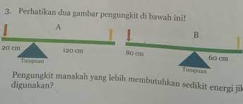 Tidak ada minyak ataupun pelumas untuk melakukannya. Pengungkit Manakah Yang Lebih Membutuhkan Sedikit Energi Jika Digunakan Cara Tolong Brainly Co Id