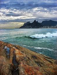 Arpoador Rocks And Green Sea Arpoador Rio De Janeiro Rio De Janeiro Cidade Rio De Janeiro