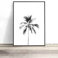 Black And White Palm Tree Wall Art Vintage Palm Tree Print Black And White Palm Tree Wall Art Palm Tree Decorations Palm Tree Photography