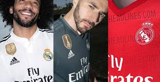 Official uefa champions league patches. Adidas Real Madrid 18 19 Home Away Kits Released Third Kit Leaked Footy Headlines