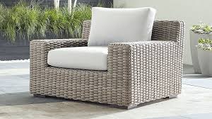 Cayman Outdoor Lounge Chair With White Sand Sunbrella Cushions Reviews Crate And Barrel Lounge Chair Outdoor Sunbrella Cushions Outdoor Lounge