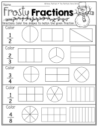 Color The Fractions In Each Row To Match The Given Fraction Great Introduction To Fractions 2nd Grade Math Worksheets Fractions Worksheets Math Fractions