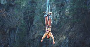 The place you bungee jump from is usually a fixed object, such as a building. Bungee Jump Off Cliff Should Please Wall Street