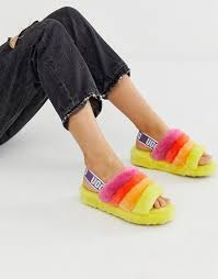 Kids fluff yeah slide cali collage. Rainbow Uggs Slides Pasteurinstituteindia Com