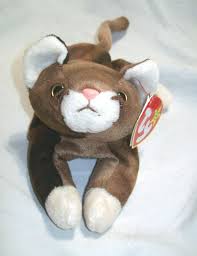 Black And White Beanie Baby Cat Vintage Ty Beanie Babies Pounce Brown And White Cat Kitten New With Tags 8 28 97 By Collectaholics On Etsy Cat Beanie Baby Baby Beanie Cats And Kittens