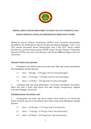 Pemakluman operasi mahkamah syariah wilayah persekutuan pasca perintah kawalan pergerakan bersyarat (pkpb). Operasi Mahkamah Syariah Sahabat Mahkamah Syariah Facebook