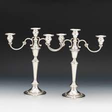 Gold candlesticks international silver company candle holder short brass candlestick holder gold wedding decor. Sterling Silver Candlesticks Aspire Auctions