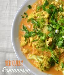 Red Curry Romanesco Recipe Romanesco Recipes Vegetarian Recipes Veggie Recipes