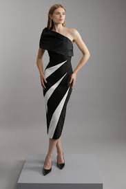 Image result for black tie optional female