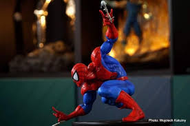 Mvc Spiderman Sculpted By Sosa In The House Love The Colors Of Spider And Pose Dont Like Web That Aims Floor Not Straight Forward My Spiderman Poses Statue