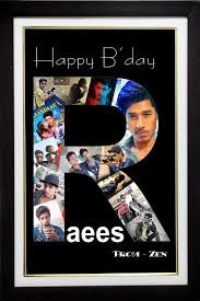 Buy Personalized Happy Birthday Alphabets Photo Collage Any Alphabet Available With Frame 11x15 Inch With Your Photos And Quotes Personalized Gifts Personalized Photo Gifts Happy Birthday Gift Personalized Gift For Husband Personalized