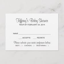 Create Your Own Response Card Zazzle Com Response Cards Tiffany Baby Showers Rsvp Postcard