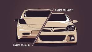 Opel Astra H Front And Back By Erithdorpl On Deviantart In 2020 Opel Automotive Artwork Vauxhall Astra
