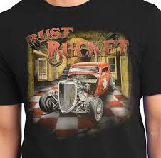 Rat Rod T Shirt Rust Bucket Vintage Junkyard Hot Rod Parts Mens Small To 6xl Rat Rod Hot Rods Vintage Hot Rod