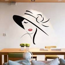 Girl Vinyl Wall Art Sticker For Bedroom Decal Wall Art Wall Painting Decor Creative Wall Painting