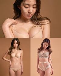 Korean Fashion Model - Lee Chae Eun - Nude For You Lingerie Set