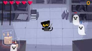Halloween Google Doodle Brings Back Momo For New Magic Cat Academy Game