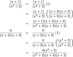 Let's look at this example: Adding And Subtracting Rational Expressions At A Glance