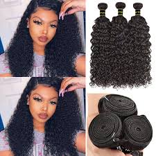 Unice wet and wavy sew in is an unprocessed,best, wet and wavy virgin hair extensions. Amazon Com Water Wave 3 Bundles 16 18 20 Wet And Wavy Human Hair Bundles 100 Unprocessed Virgin Hair Ocean Weve Bundles Human Hair Extension Beauty