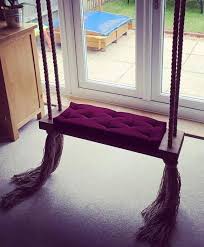 Extra Large Vintage Swing For Adults Size Or Kids Bigger Size Etsy Wooden Swings Small Kids Room Indoor Swing