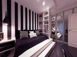 Purple Black And White Bedroom Ideas With Simple Design Black White Bedrooms White Bedroom Decor White Bedroom Design