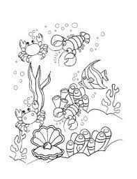 There are two coloring pages here, both with a diver and many ocean friends. Under The Sea Coloring Book For Kids By Banyan Tree Tpt