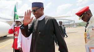 Image result for buhari leaves for uk