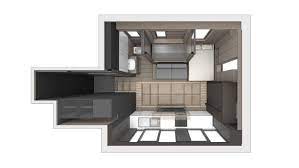 This 309 Square Foot Micro Apartment Has A Home Theater Full Kitchen And Even A Guest Bedro Micro Apartment Apartment Decorating For Couples Small Apartments