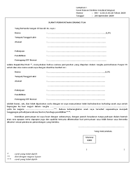 Poin penting surat izin orang tua. Surat Keterangan Orang Tua Untuk Paspor Contoh Seputar Surat