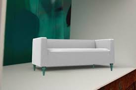 Our Furniture Leg Merle On An Ikea Klippan Sofa How Sweet It Is To Be Loved By You Ikea Evler