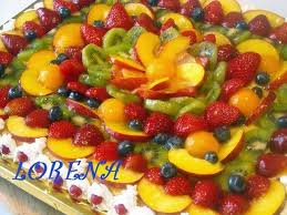 Risultati Immagini Per Torte Rettangolari Decorate Con Frutta Ricette Torte Alla Frutta Ricette Di Cucina