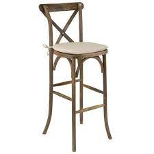 This list includes woven bar stools, x back bar stools and more! Chair X Back Driftwood Farmhouse Stool With Cushion How To Antique Wood Bar Stools Flash Furniture