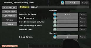 New versions are integrated into the version history when the game loads and on world load. Perfiles De Inventario Mod 1 16 2 1 15 2 Ajustes De Clasificacion De Inventario Minecraft