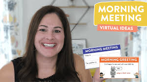 To add a distance learning twist, ask students to share a favorite of something having to do with home. Free Virtual Morning Meeting Ideas Great For Distance Learning Susan Jones