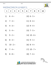 Math worksheets for lkg,ukg,jr.kg,sr.kg kids. Addition And Subtraction Worksheets For Kindergarten