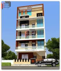 30 55 Ft House Front Design Indian Style Multy Story Plan Elevation