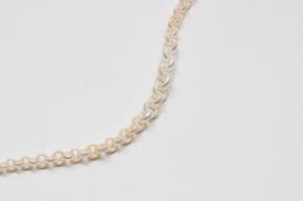 The easiest answer is by measuring the total length of the strand from end to end, including the full length of the clasp on one side to the jump ring connecting to the tongue, or part that is inserted into the clasp when fastened. Pearl Necklace Graduated Lin Cheung