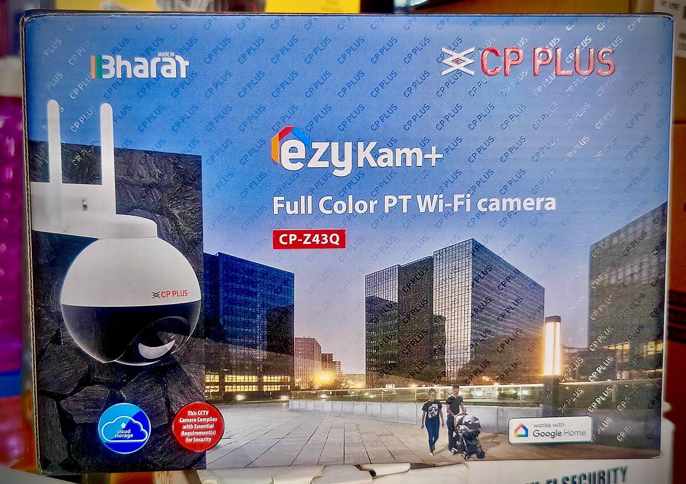 CP PLUS ka ezyKam+ Full Color PT Wi-Fi Camera (Model: CP-Z product image