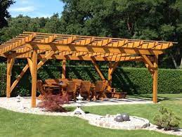 Holz Im Garten Terrasse