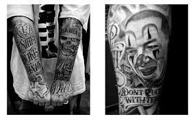 The best tattoo pictures for clown tribal tattoos. Cholo Generations Of Gotham