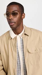 Jane Gold Sunglasses with Taupe Gradient