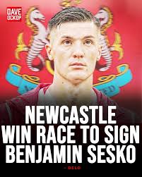 🚨 BREAKING NEWS: Benjamin Sesko has decided to join Newcastle, according  to reports in Slovenia.