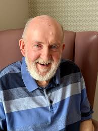 Ian McDonald with his mother ,Ian retired Janitor at McLaren High School.