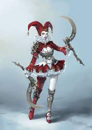 Artstation Pierrot Assassin Wooju Ko Character Design Inspiration Fantasy Character Design Concept Art Characters