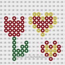 Petits Modeles Faciles Perles Hama Maxi Coeurs Tulipe Perle Hama Modele Perles Hama Hama